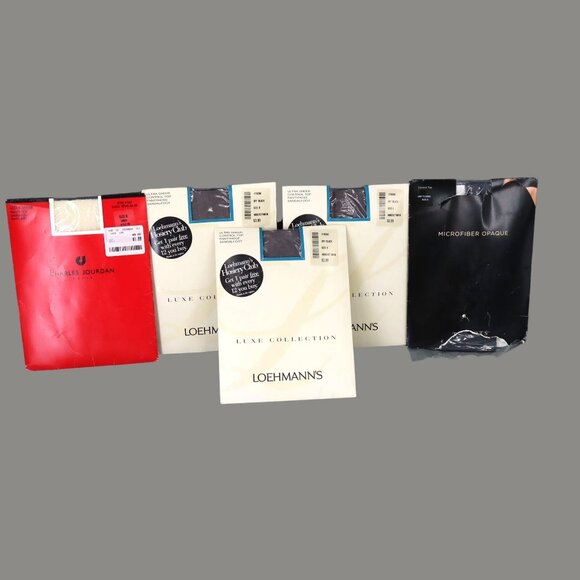 Vintage Panty Hose 5 Pair Womens B Retro Coquette Sexy Flirty Nostalgic Romantic - Picture 2 of 10